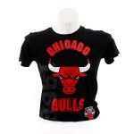 Chicago Bulls Siyah Erkek Tişört
