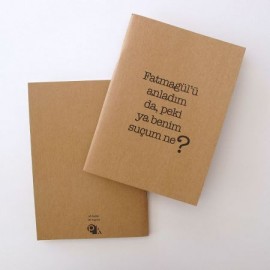 Dizilerle Coşuyorum Kraft Defterler