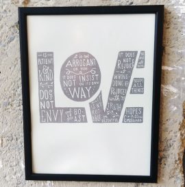 25X35 Art Print Love