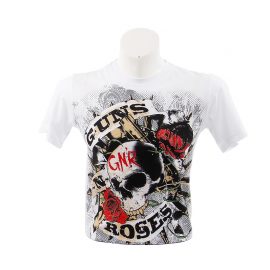 Gun’s Roses Beyaz Erkek Tişörtü