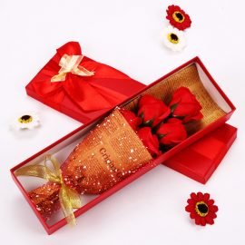 Kokulu Sabun Çiçek Kırmızı