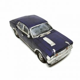 Nostaljik Mavi Araba