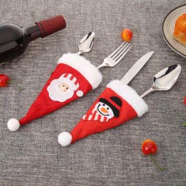 Yılbaşı Çatal Kaşık Kılıfı