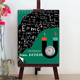 Fizik Öğretmenine Hediye Masaüstü Saat