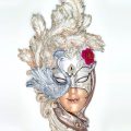 Venedik Kadın Duvar Süsü Maske