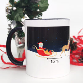 Sosyal Mesafeli Noel Baba Kupa Bardak