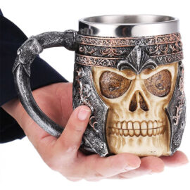 Miğfer Kuru Kafa Bardak