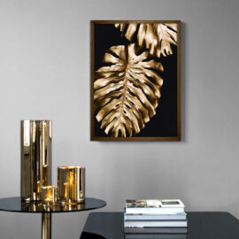 Tekli Yaprak Dekoratif Çerçeve