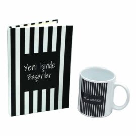 Yeni İşinde Başarlar Defter Bardak Seti