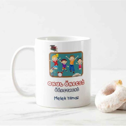 Okul Öncesi Öğretmeni Kupa Bardak